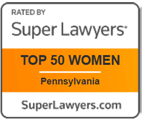 Rated By Super Lawyers Top 50 Women | Pennsylvania | SuperLaywers.com