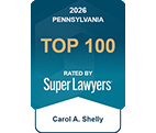 Carol A. Shelly, Pennsylvania Top 100 Rated by Super Lawyers, 2026