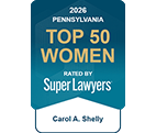 Carol A. Shelly, Pennsylvania Top 50 Women Rated by Super Lawyers, 2026